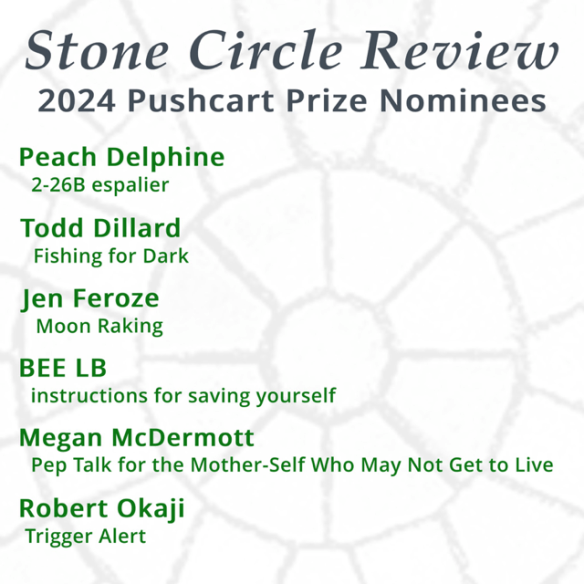 Stone CIrcle Review Pushcart Noms