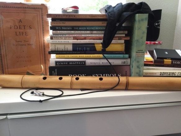 Shakuhachi and books